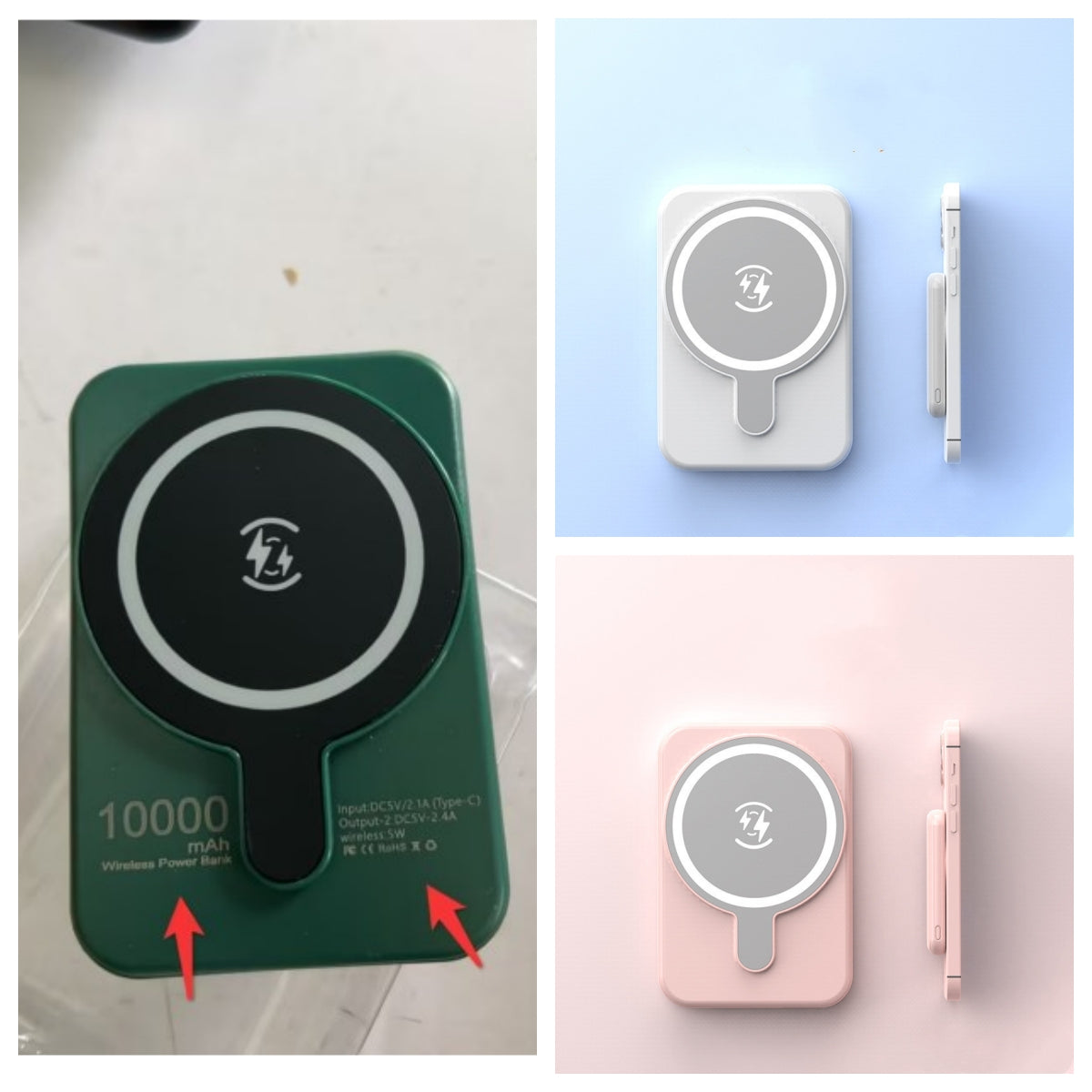 Mini Fast Charging Magnetic Wireless Power Bank 5000 MAh