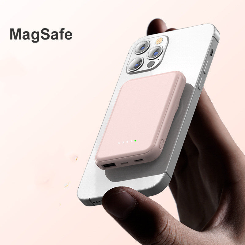 Mini Fast Charging Magnetic Wireless Power Bank 5000 MAh