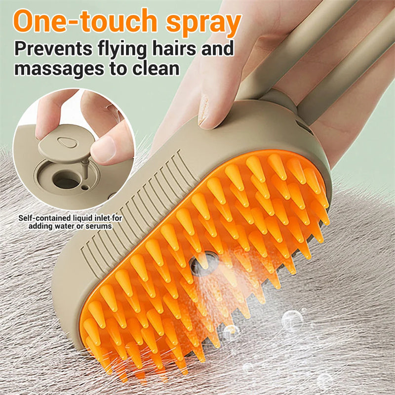 Electric Spray Cat Hair Brushes For Massage