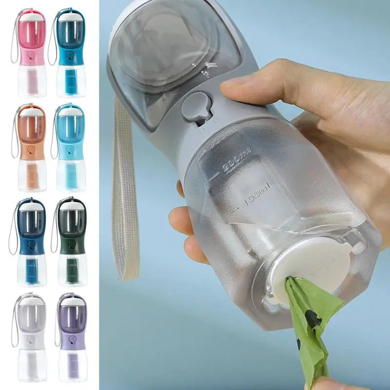 Three-in-one Portable Small Multi-functional Pet Cups  Supplies
