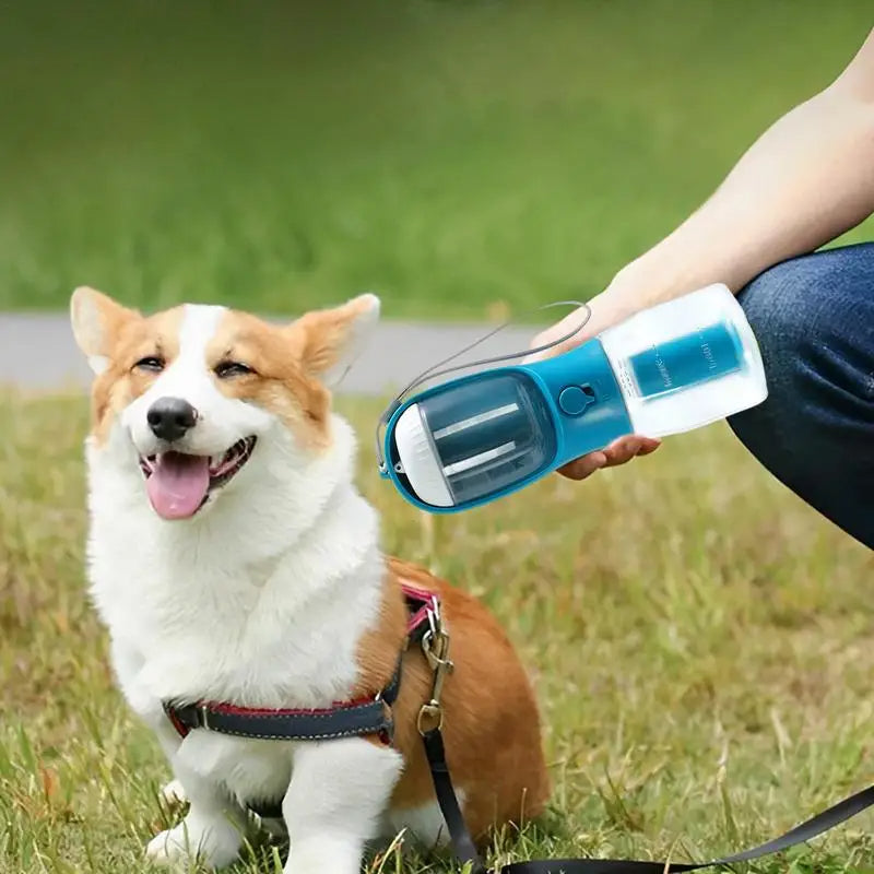Three-in-one Portable Small Multi-functional Pet Cups  Supplies