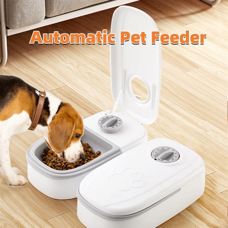 Automatic Pet Feeder Smart Food Dispenser For Cats Dogs Timer Stainless Steel