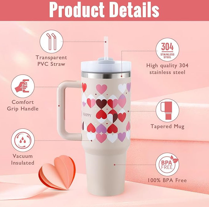 Stainless Steel Spill Proof Vacuum Coffee Cup Tumbler With Lid Tapered Mug Gifts